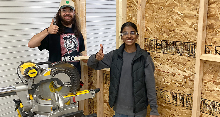 Construction Pre-Apprenticeship Program Students